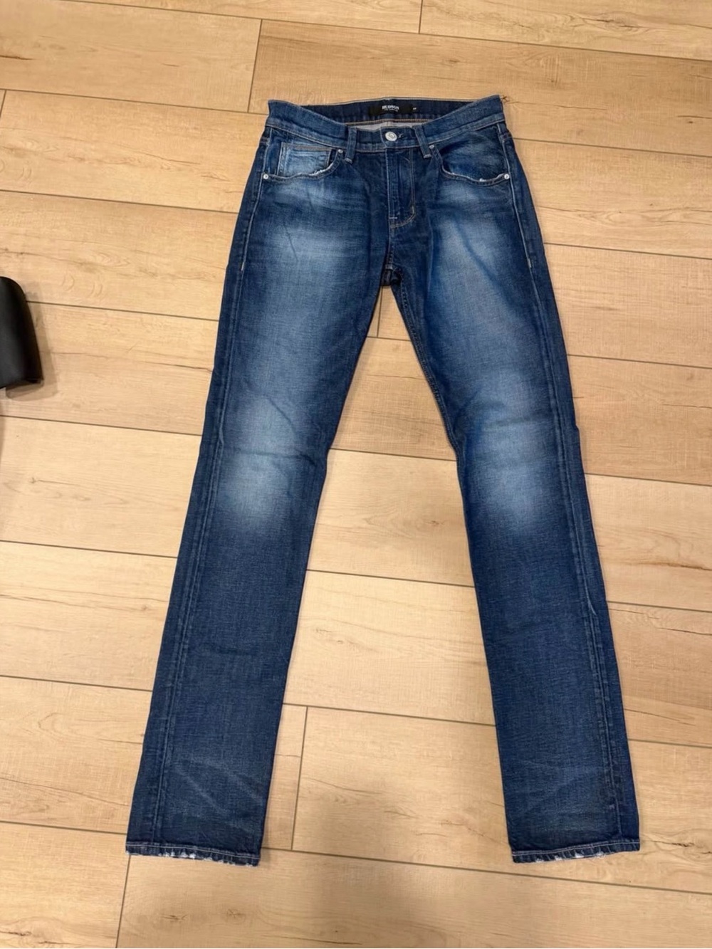 Hudson Jeans Men's Slim Straight Indigo Blue Jeans